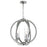 CWI Lighting Elton 3 Light Chandelier, Satin Nickel/Clear