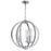 CWI Lighting Elton 3 Light Chandelier, Satin Nickel/Clear