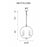 CWI Lighting Elton 3 Light Chandelier, Satin Nickel/Clear