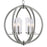CWI Lighting Elton 6 Light Chandelier, Satin Nickel/Clear