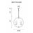 CWI Lighting Elton 6 Light Chandelier, Satin Nickel/Clear