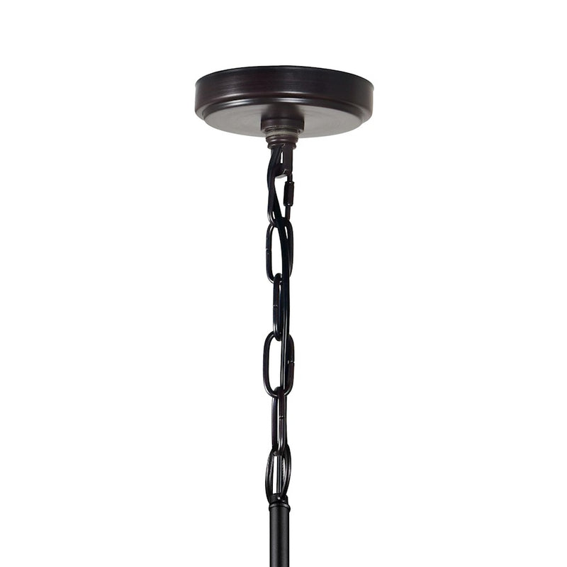 CWI Lighting Parsh 1 Light Drum Shade Mini Chandelier, Pewter