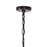 CWI Lighting Parsh 3 Light Drum Shade Chandelier, Pewter