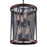 CWI Lighting Parsh 8 Light Drum Shade Chandelier, Pewter