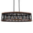 CWI Lighting Parsh 5 Light Chandelier, Pewter