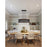 CWI Lighting Parsh 5 Light Chandelier, Pewter