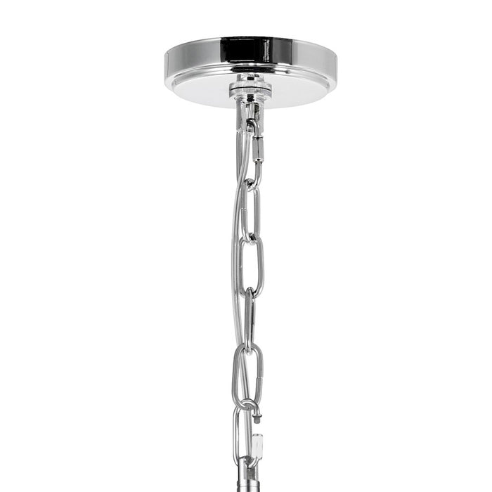 CWI Lighting Arkansas 3 Light Mini Chandelier, Chrome