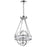 CWI Lighting Arkansas 3 Light Mini Chandelier, Chrome