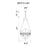 CWI Lighting Arkansas 3 Light Mini Chandelier, Chrome