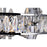 CWI Lighting Arkansas 16" 4 Light Chandelier, Chrome