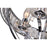 CWI Lighting Arkansas 16" 4 Light Chandelier, Chrome