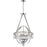 CWI Lighting Arkansas 20" 4 Light Chandelier, Chrome