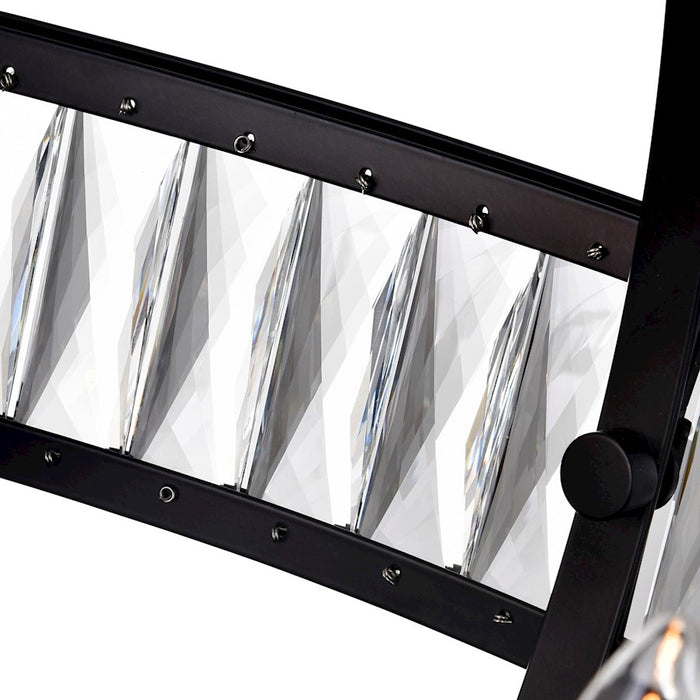 CWI Lighting Arkansas 6 Light Chandelier, Black
