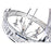 CWI Lighting Arkansas 6 Light Chandelier, Chrome