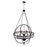 CWI Lighting Arkansas 12 Light Chandelier, Black