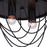 CWI Lighting Gala 2 Light Flush Mount, Black