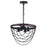 CWI Lighting Gala 4 Light Chandelier, Black - 9962P17-4-101