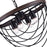 CWI Lighting Gala 4 Light Chandelier, Black