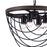 CWI Lighting Gala 4 Light Chandelier, Black