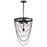 CWI Lighting Gala 5 Light Chandelier, Black - 9962P17-5-101