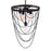 CWI Lighting Gala 5 Light Chandelier, Black