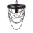CWI Lighting Gala 1 Light Mini Chandelier, Black