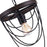 CWI Lighting Gala 1 Light Mini Chandelier, Black
