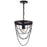 CWI Lighting Gala 1 Light Mini Chandelier, Black