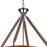CWI Lighting Parana 5 Light Down Chandelier, Chrome