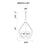 CWI Lighting Parana 5 Light Down Chandelier, Chrome