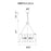 CWI Lighting Amazon 5 Light Drum Shade Chandelier A, Gun Metal