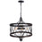 CWI Lighting Amazon 5 Light Drum Shade Chandelier B, Gun Metal