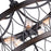 CWI Lighting Amazon 5 Light Drum Shade Chandelier B, Gun Metal