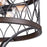 CWI Lighting Amazon 5 Light Drum Shade Chandelier B, Gun Metal
