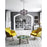 CWI Lighting Amazon 5 Light Drum Shade Chandelier B, Gun Metal