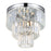 CWI Lighting Weiss 8 Light Flush Mount, Chrome