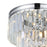 CWI Lighting Weiss 8 Light Flush Mount, Chrome