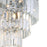 CWI Lighting Weiss 8 Light Flush Mount, Chrome