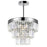 CWI Lighting Weiss 5 Light Down Chandelier, Chrome - 9969P18-5-601