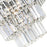 CWI Lighting Weiss 5 Light Down Chandelier, Chrome