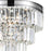 CWI Lighting Weiss 5 Light Down Chandelier, Chrome