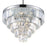 CWI Lighting Weiss 12 Light Down Chandelier, Chrome