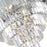 CWI Lighting Weiss 12 Light Down Chandelier, Chrome