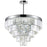 CWI Lighting Weiss 12 Light Down Chandelier, Chrome