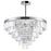 CWI Lighting Weiss 15 Light Down Chandelier, Chrome