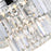 CWI Lighting Weiss 4 Light Down Mini Chandelier, Chrome