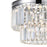 CWI Lighting Weiss 4 Light Down Mini Chandelier, Chrome