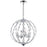 CWI Lighting Esia 4 Light Chandelier, Chrome - 9970P19-4-601