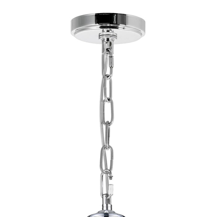 CWI Lighting Esia 4 Light Chandelier, Chrome
