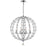 CWI Lighting Esia 8 Light Chandelier, Chrome - 9970P26-8-601